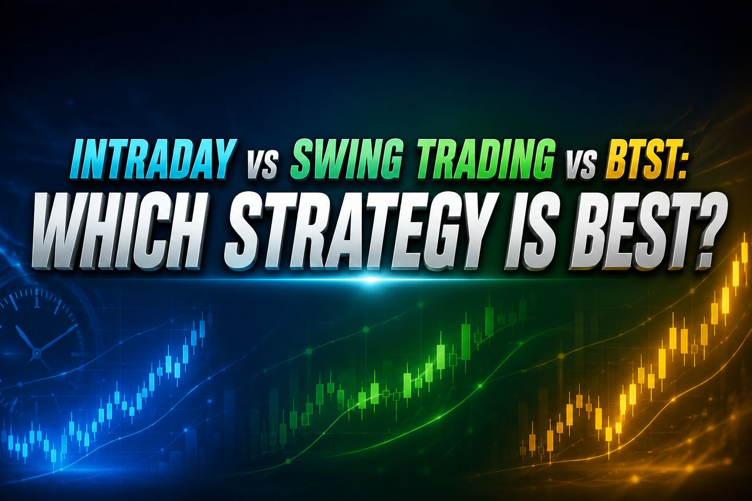 Intraday vs Swing Trading vs BTST