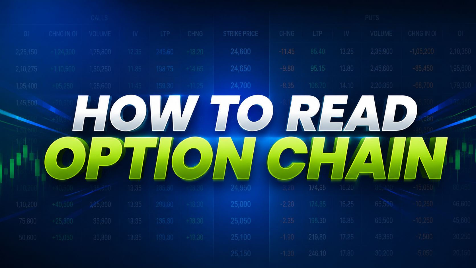 How to Read Option Chain